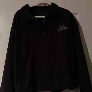 Black Las Vegas Racing Team Jacket from pacsun